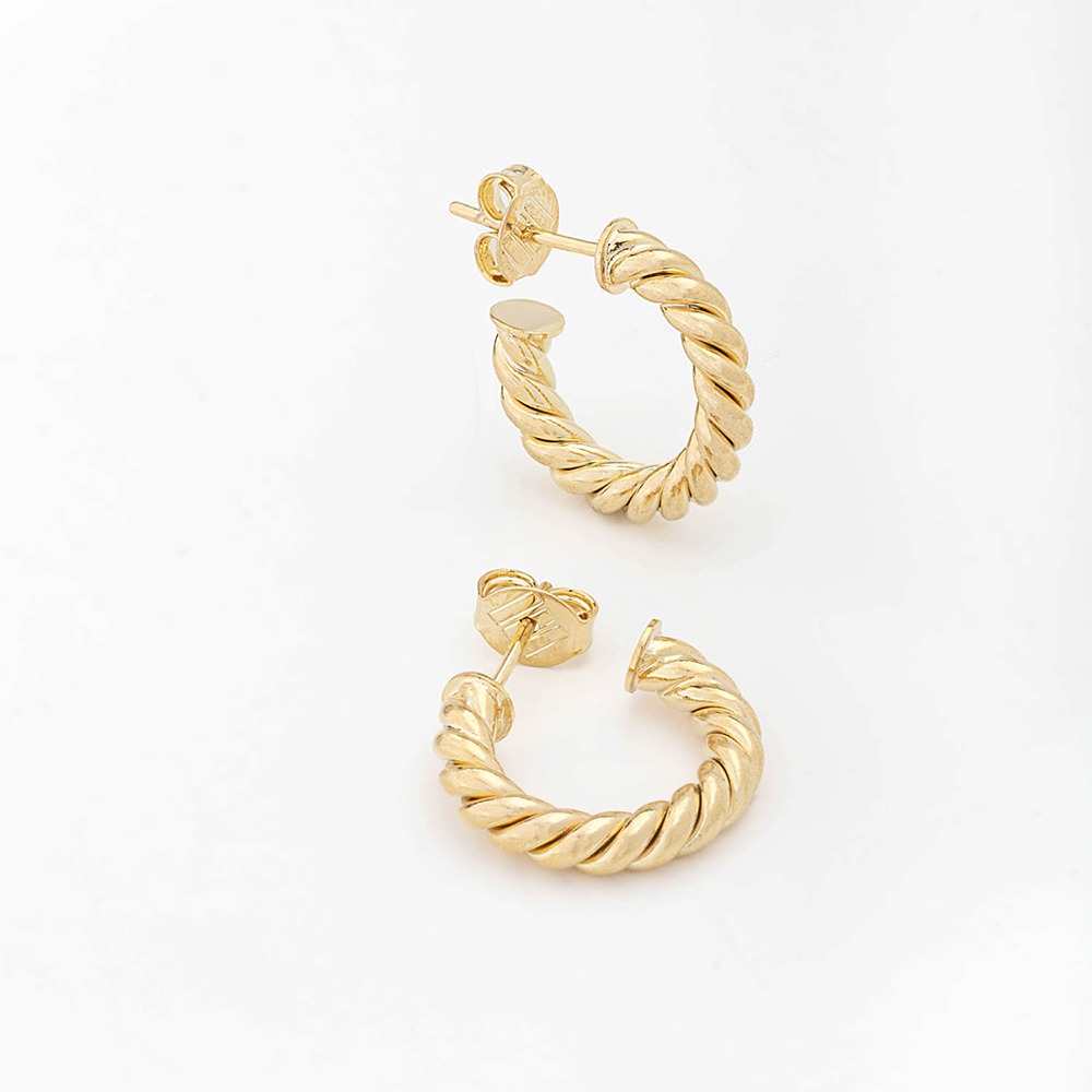 Brinco Tordu Ouro 18K