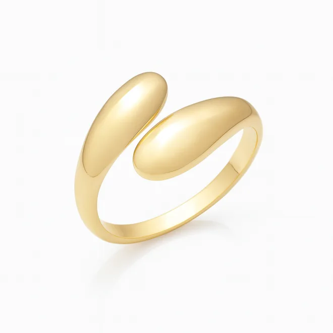 Anel Enlace Ouro 18K