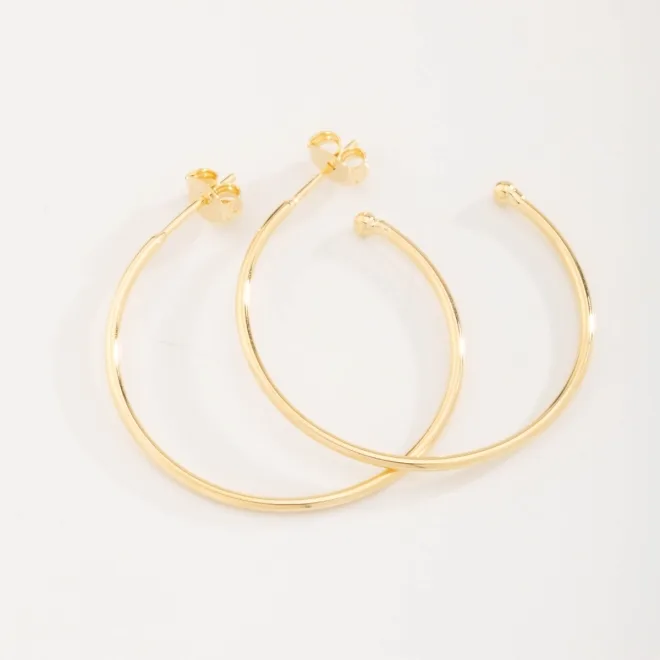 Brinco Argola Douce Ouro 18K